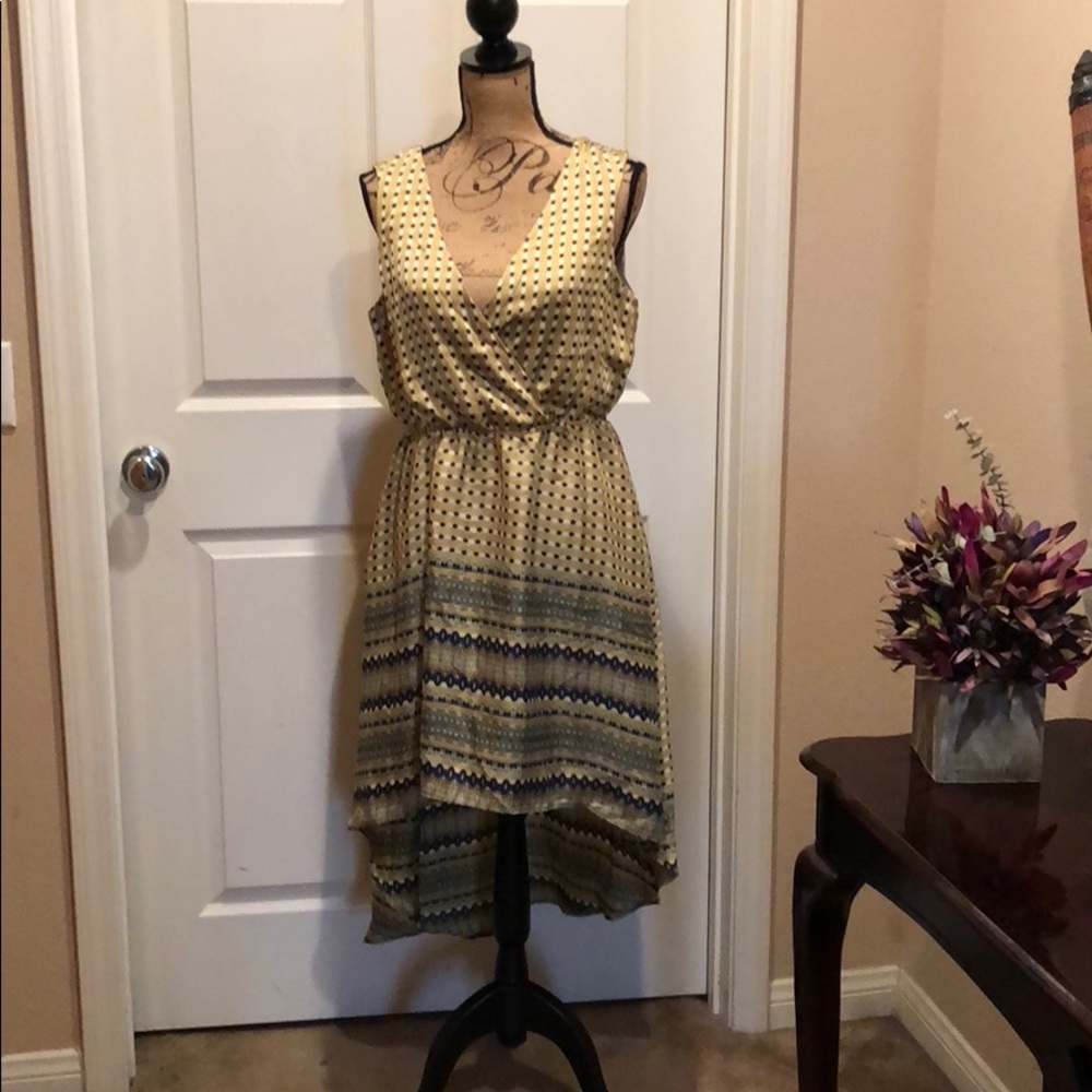 Romeo & Juliet hi-low maxi dress